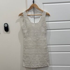 By Smith NY Women’s Luxury Cocktail Dress High End Beige Shimmery Classy Chic
